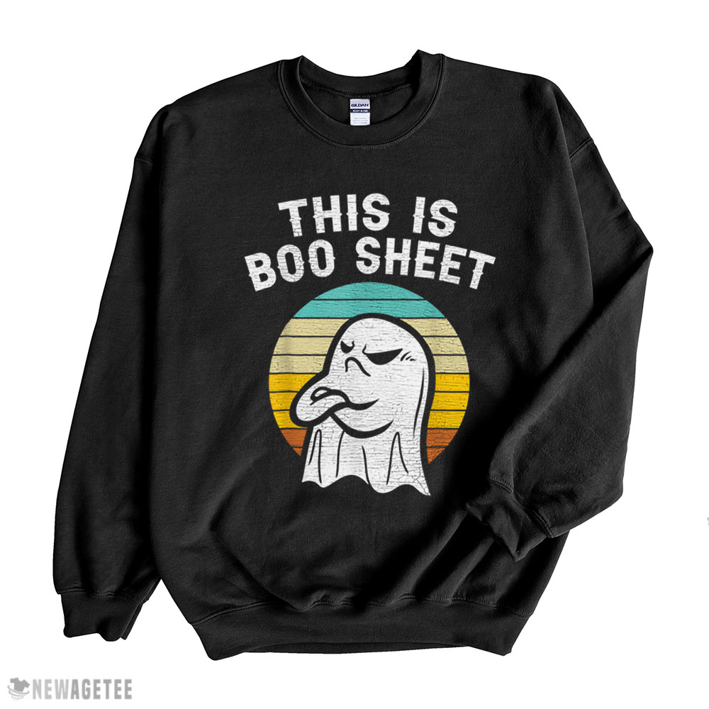 This Is Boo Sheet Ghost Retro Halloween Costume Men Women T Shirt