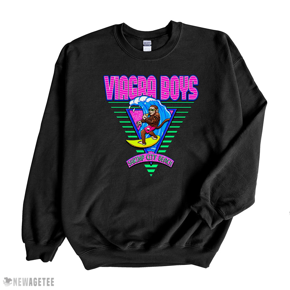 Viagra Boys Shrimp City Beach Funny T-shirt