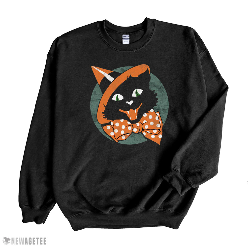 Vintage Halloween Spooky Black Cat Disneyland Halloween Shirts Hoodie, Long Sleeve, Tank Top