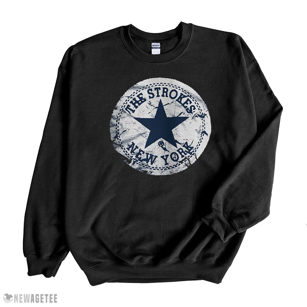 Vintage The Strokes Band New York Rock Music Graphic T-shirt Long Sleeve, Ladies Tee