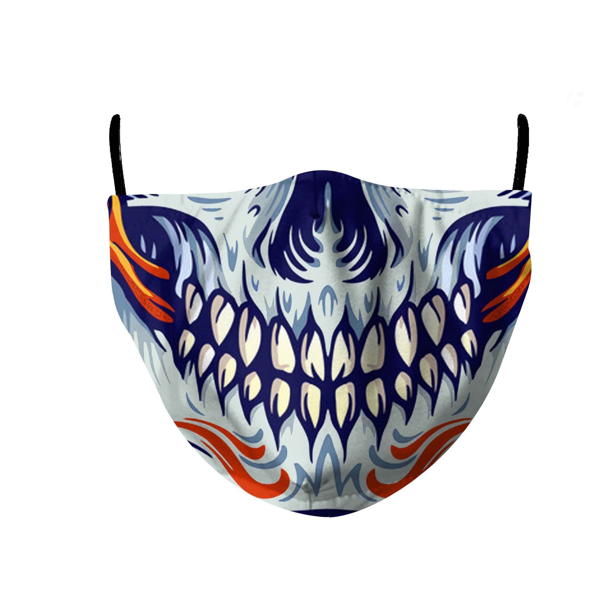 Blue Skull Face Mask Anti-pollution