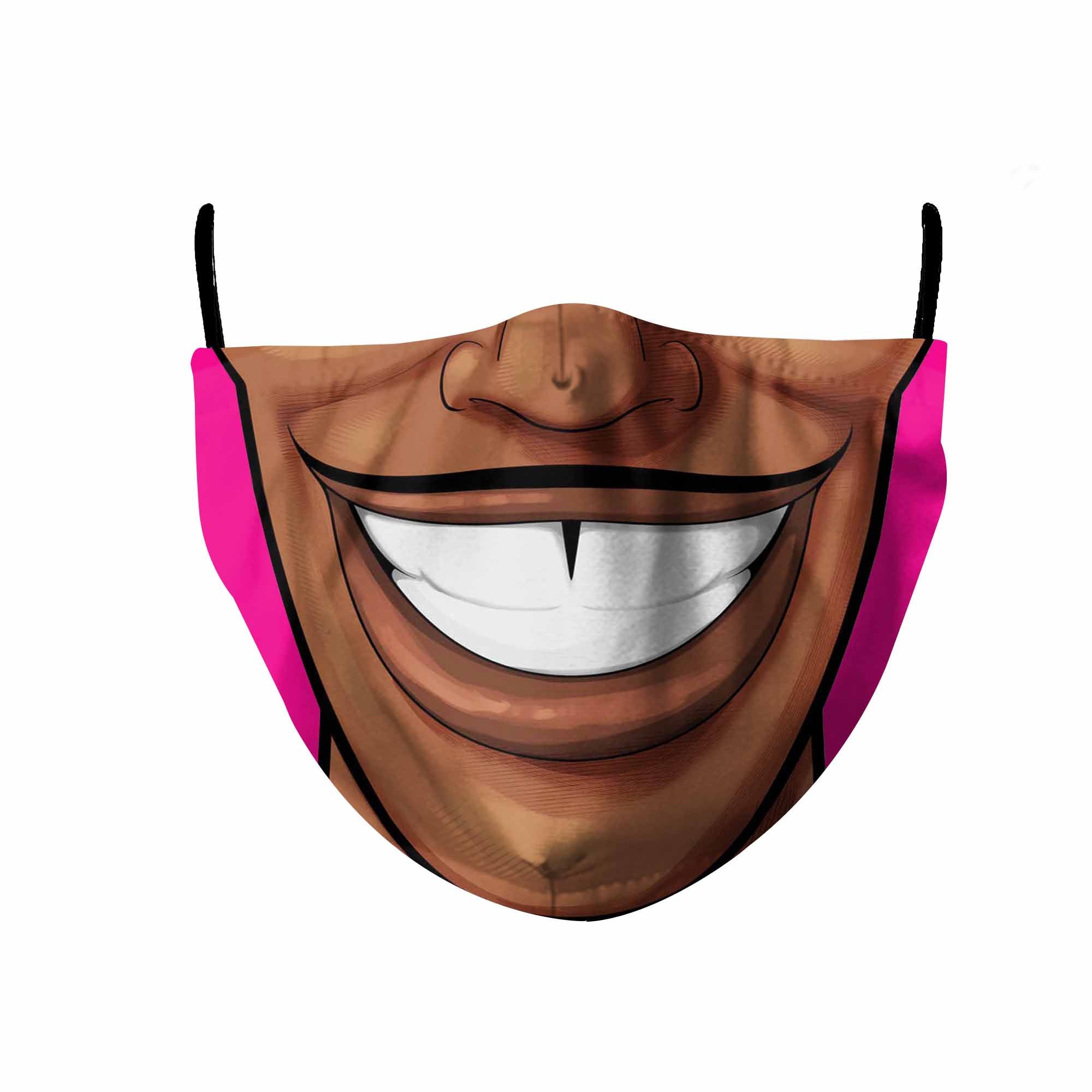 Cartoon Male Face Mask