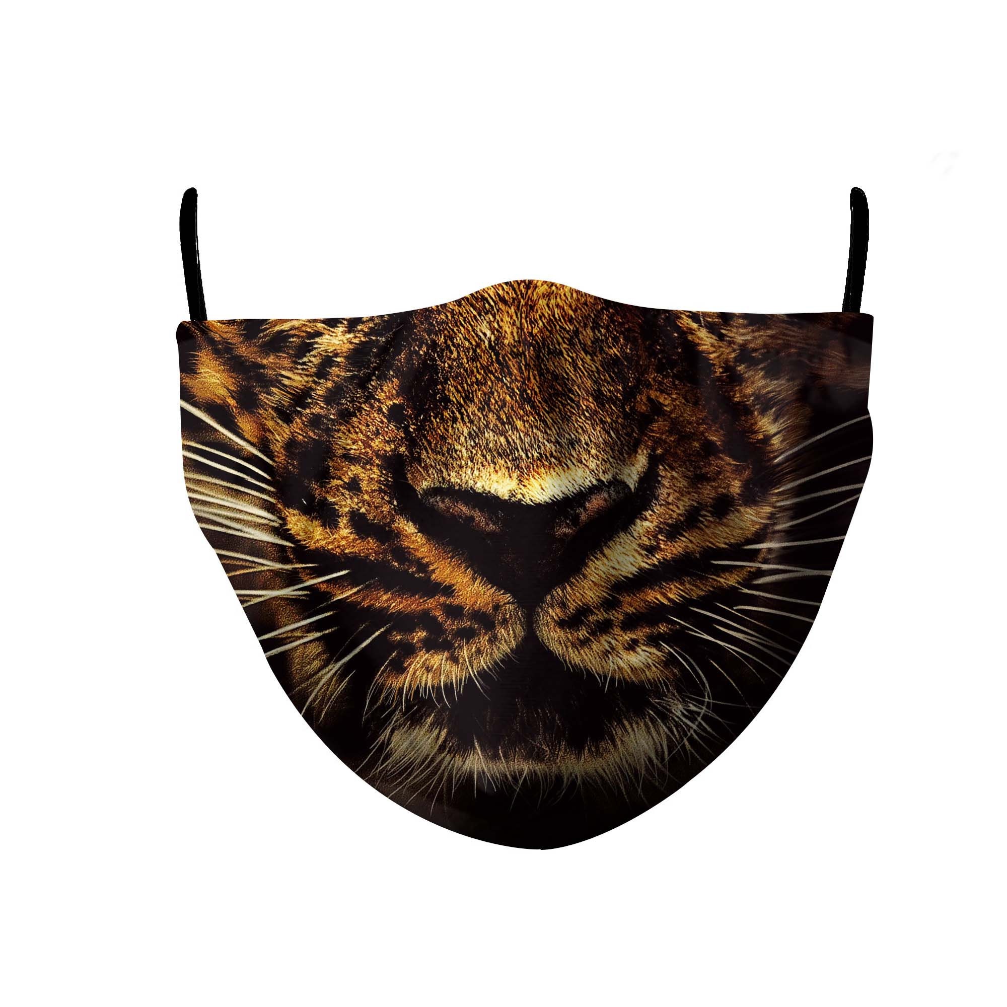Cheetah Face Mask Cloth Reusable