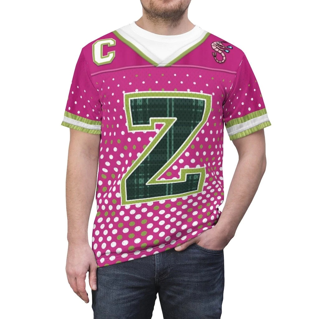 Disney Zombies 3 Costume Zed Necrodopolis Pink T Unisex Shirt Halloween Costume