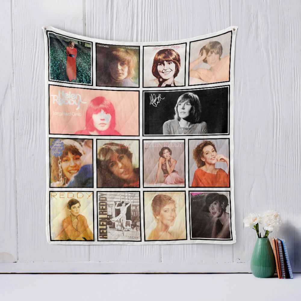 Helen Reddy Fleece Quilt Blanket Comfortable