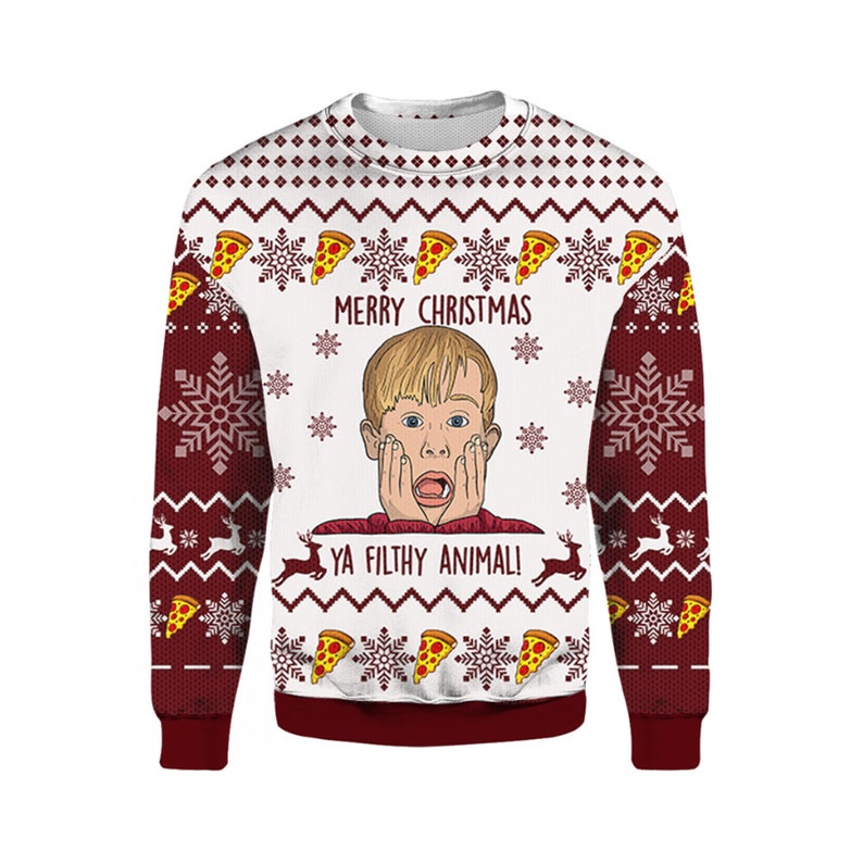 Home Alone Ugly Christmas Sweater Gift Xmas
