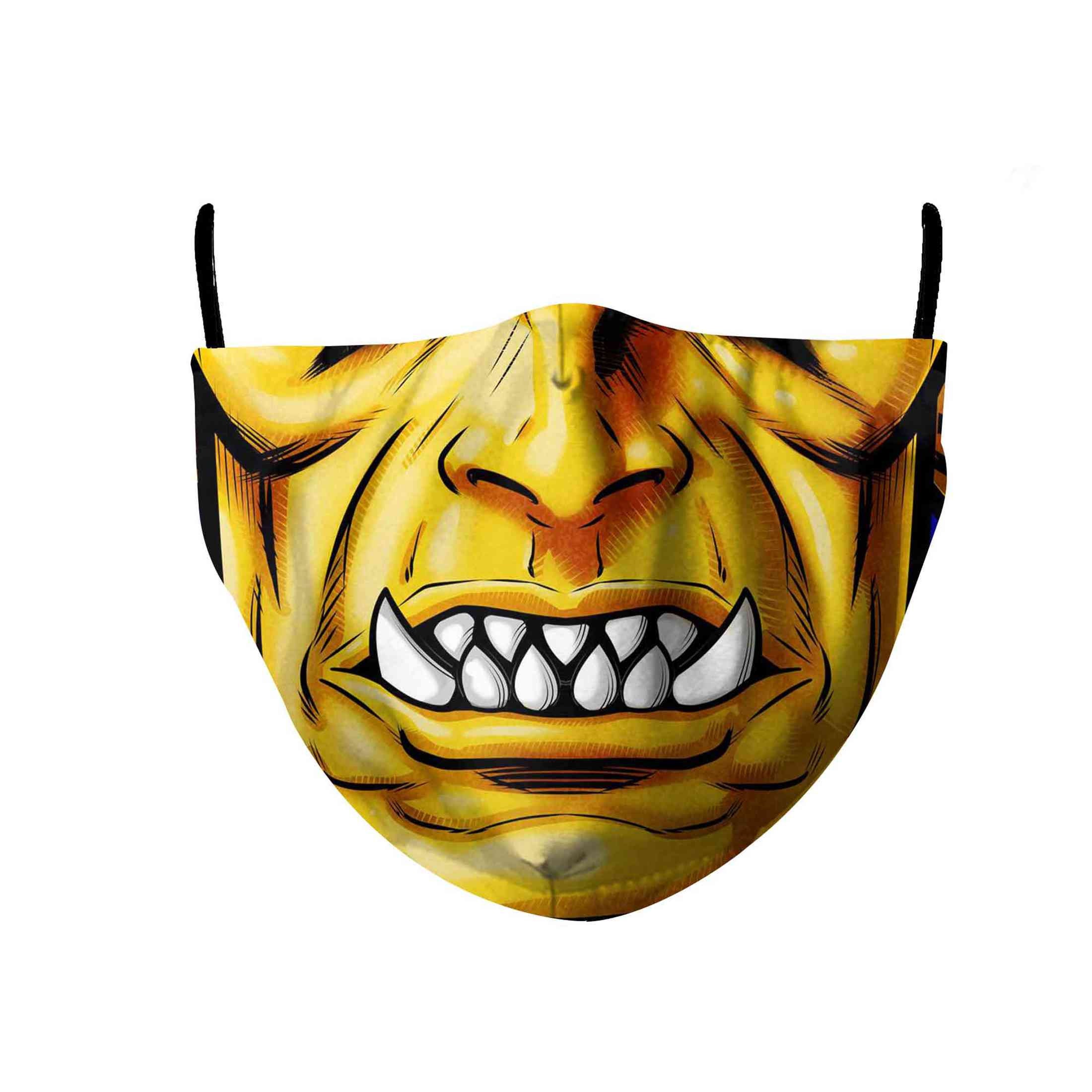 Japanese Oni Demon Face Mask Cloth Reusable