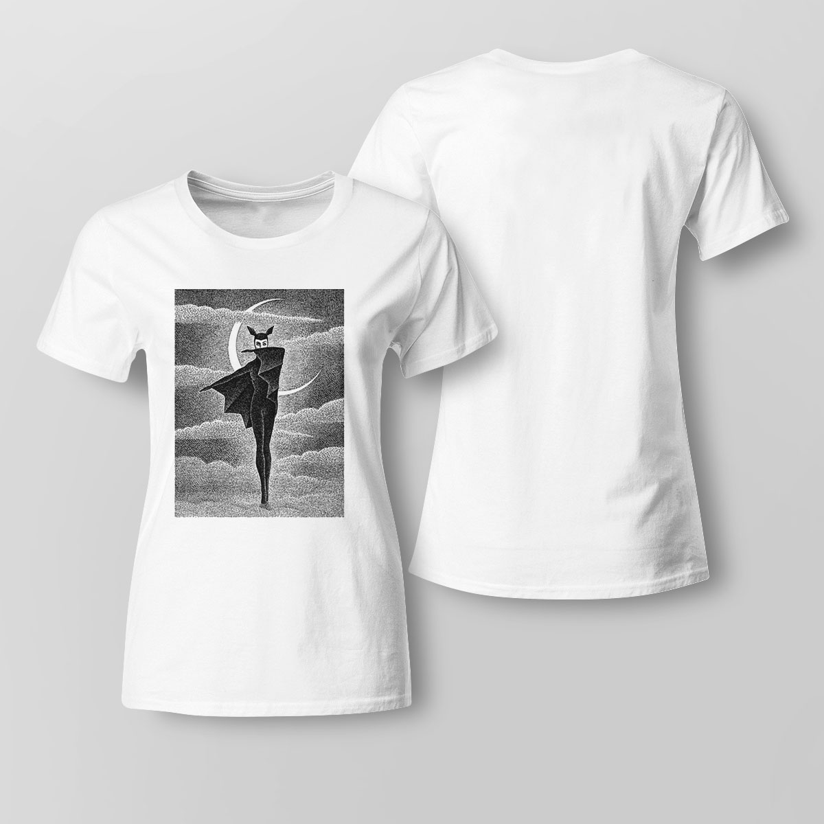 Bat Girl Disneyland Halloween Shirt Long Sleeve, Ladies Tee