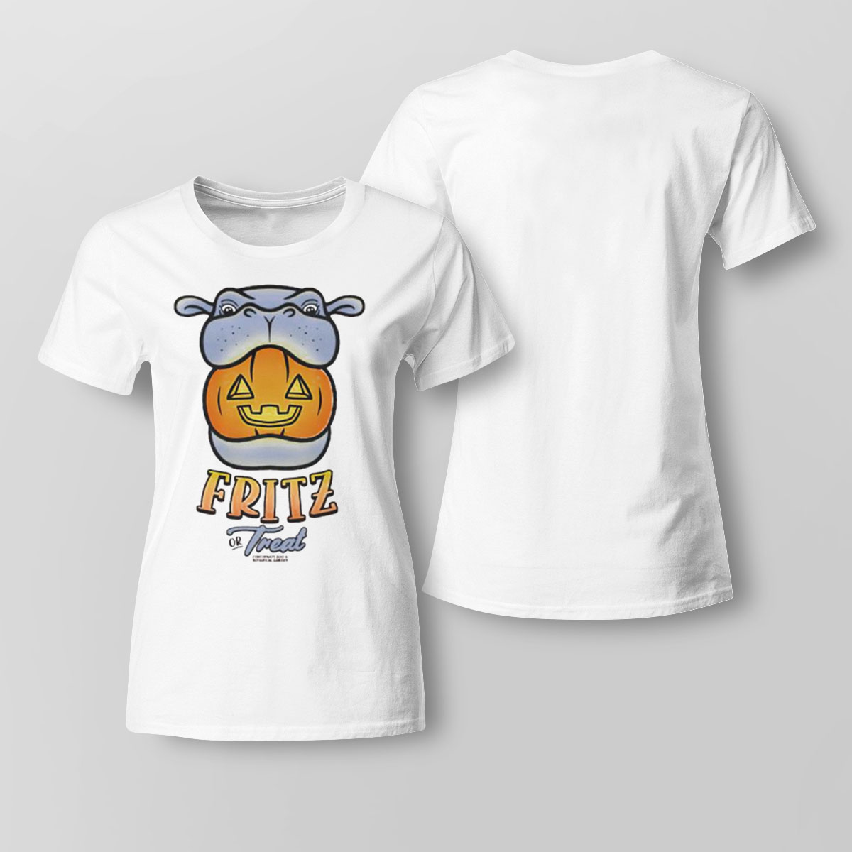 Cincinnati Hippo Fritz Or Treat Shirt Sweatshirt, Tank Top, Ladies Tee