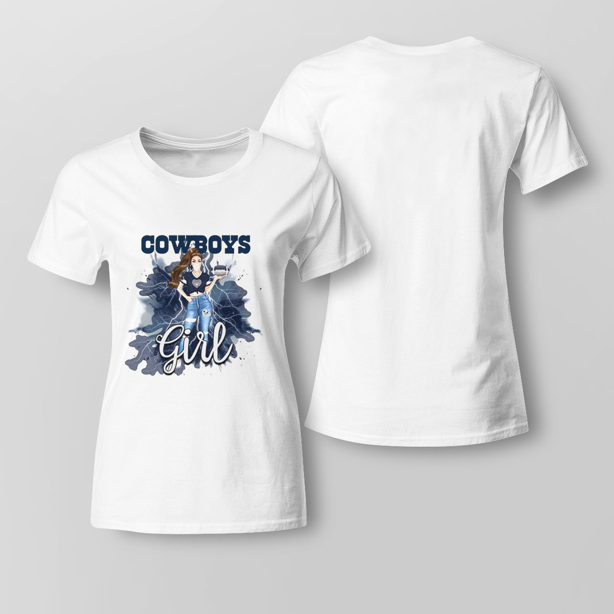 Cowboys Girl Sublimation Transfer Shirt