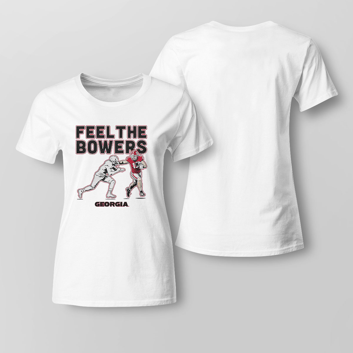 Georgia Football Brock Bowers Feel The Bowers Shirt