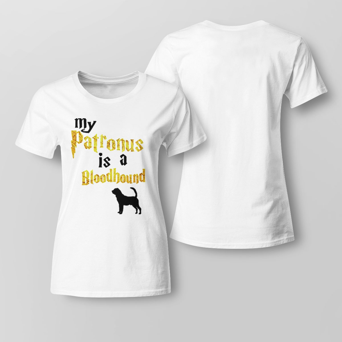 My Patronus Is A Bloodhound Shirt Hoodie, Long Sleeve, Tank Top