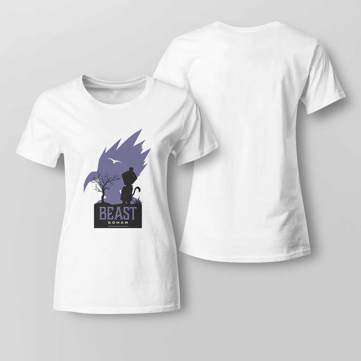 Purple Art Beast Gohan Dragon Ball Unisex T-shirt Sweatshirt, Tank Top, Ladies Tee