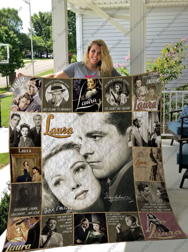 Laura Vintage Designs Fleece Quilt Blanket Comfortable