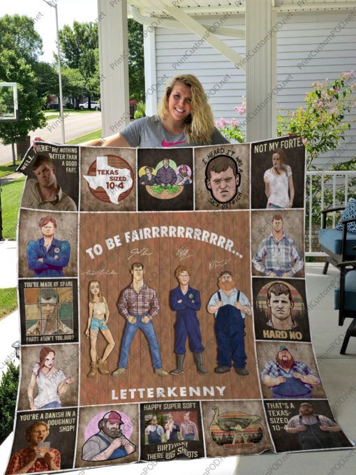 Letterkenny Fleece Quilt Blanket Premium