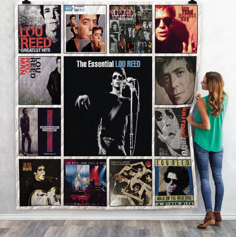 Lou Reed Compilation Album For Fans Collection Fleece Quilt Blanket Comfortable