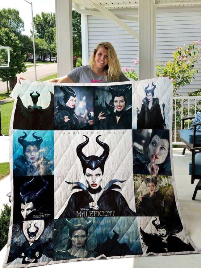 Maleficent Angelina Jolie For Fans Fleece Quilt Blanket Gift