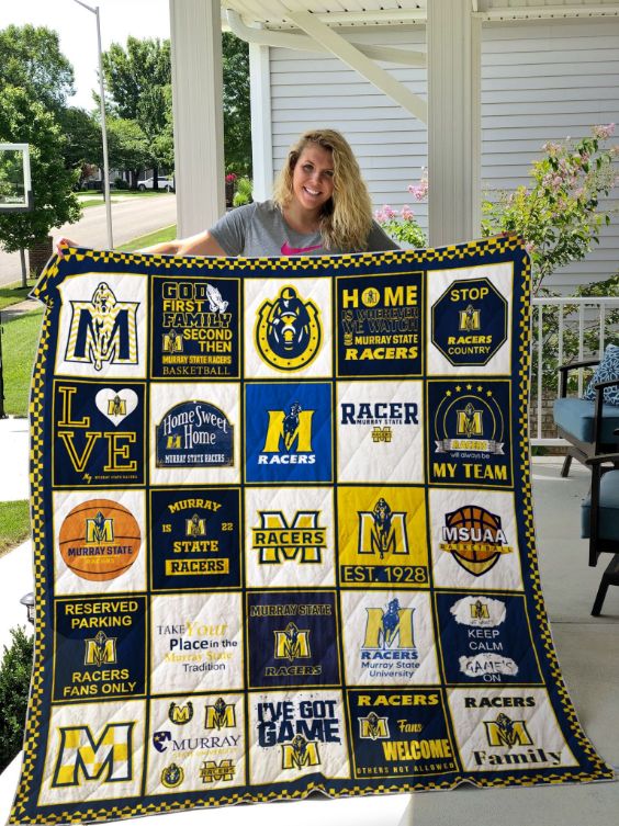 Murray State Racers Ncaa Collection Fleece Quilt Blanket Premium