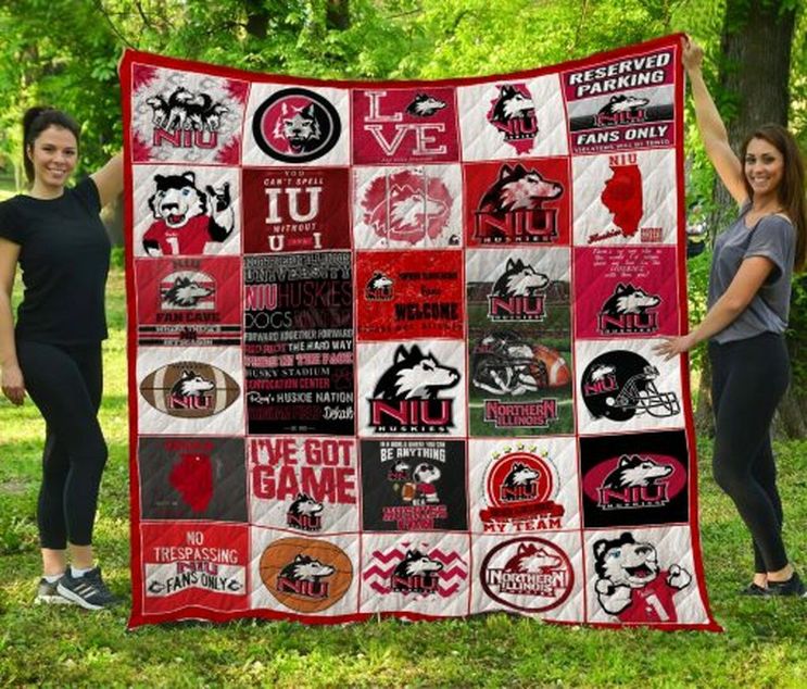 My Team Northern Illinois Hukies Ncaa Collection Fleece Quilt Blanket Premium