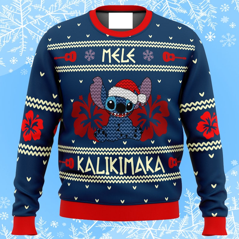 Stitch Kalikimaka Ugly Christmas Sweater Gift Xmas Stitch Kalikimaka Ugly Christmas Sweater Gift Xmas