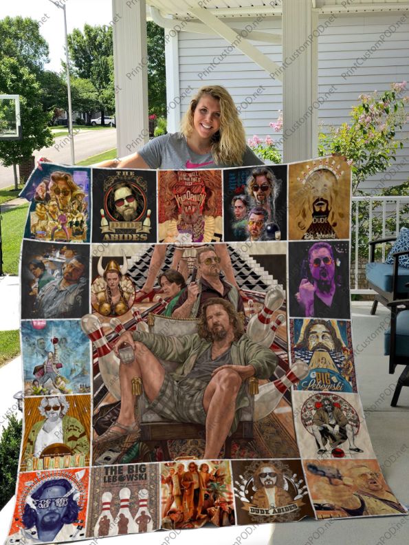 The Big Lebowski Fanart Fleece Quilt Blanket Comfortable