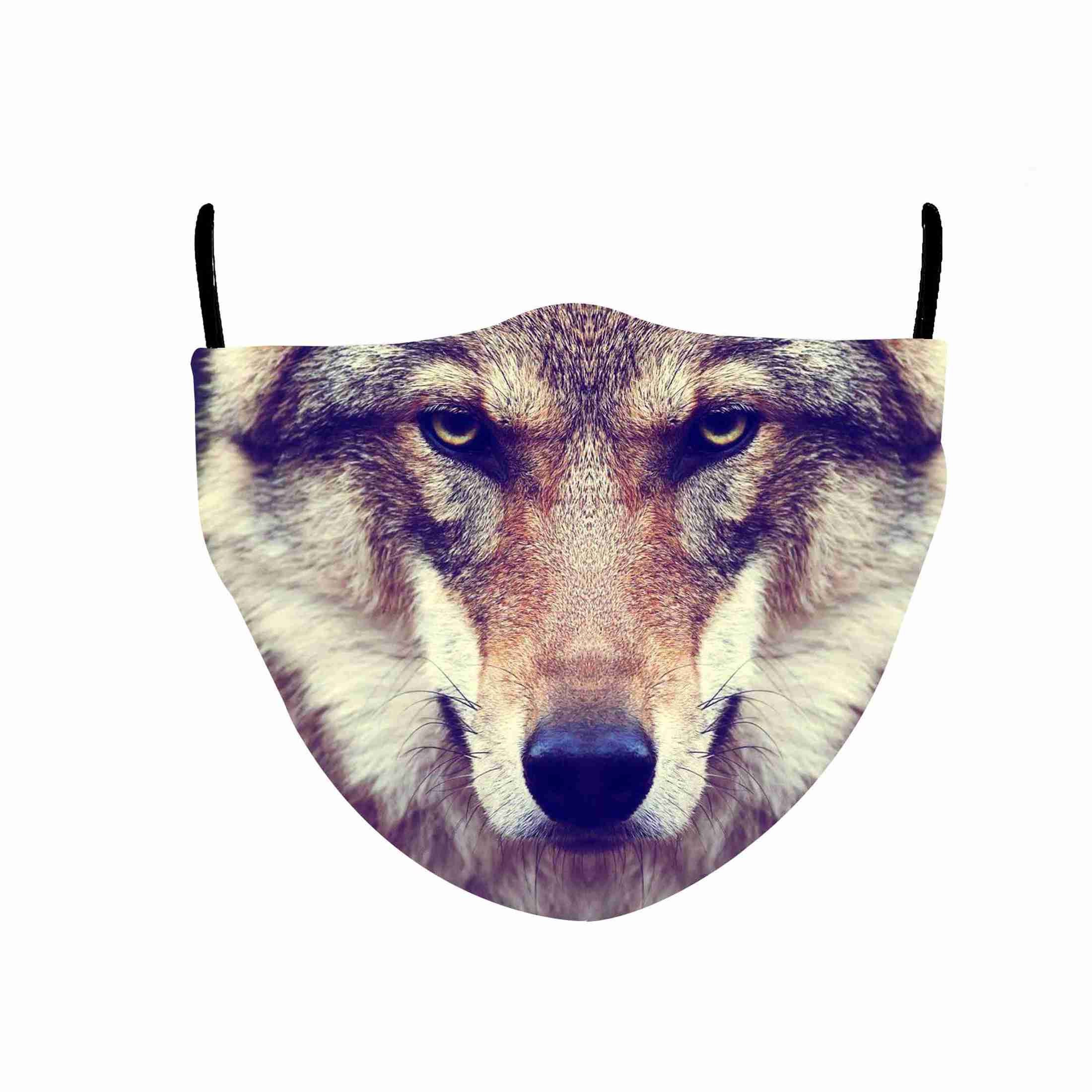 Wolf Face Mask Replaceable Halloween
