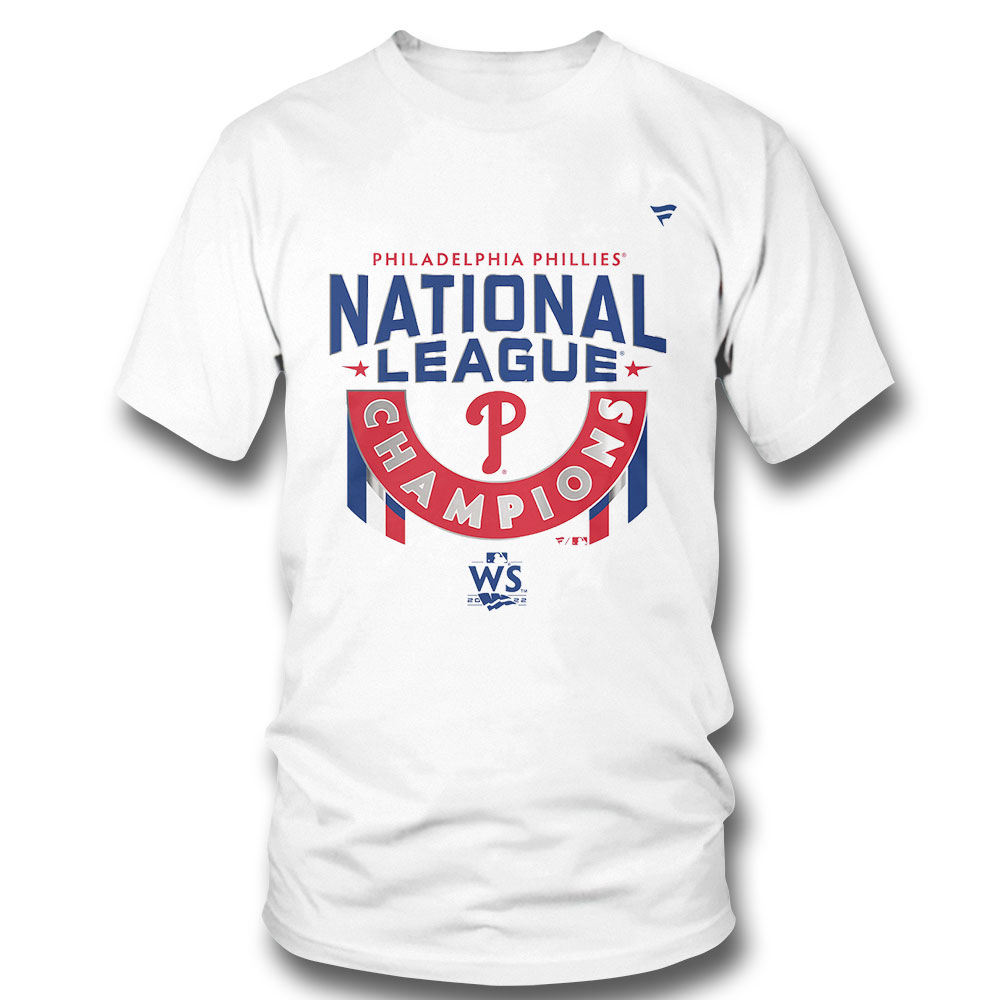 Philadelphia Phillies 2022 National League Champions White T-Shirt