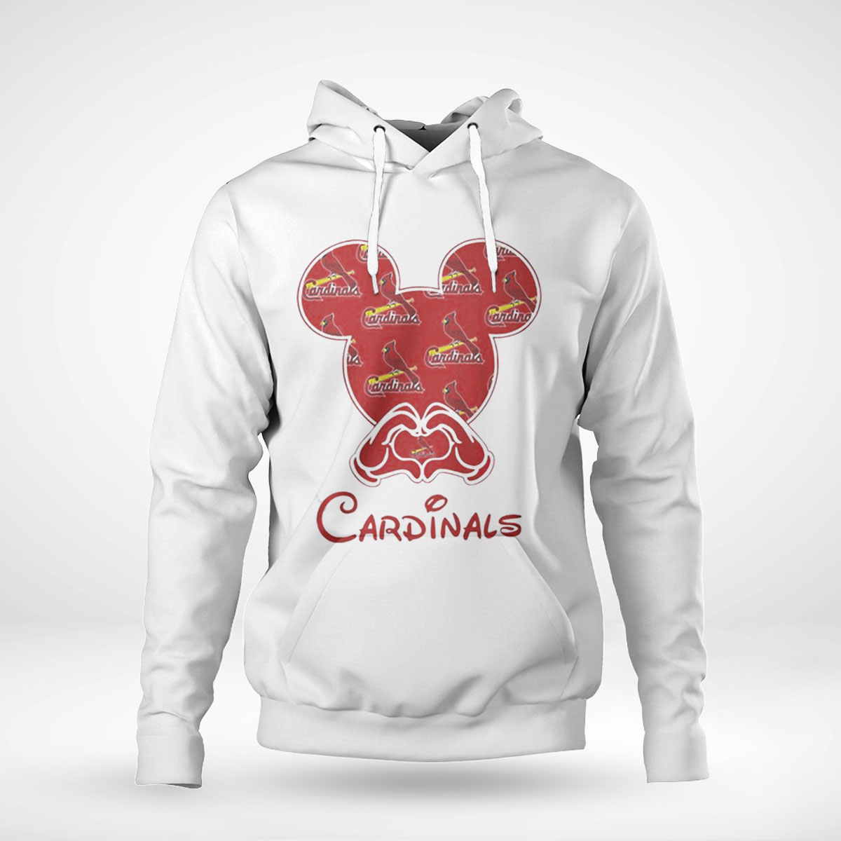 Mickey Mouse St Louis Cardinals Football Hoodie T-shirt Sweatshirt, Tank Top, Ladies Tee