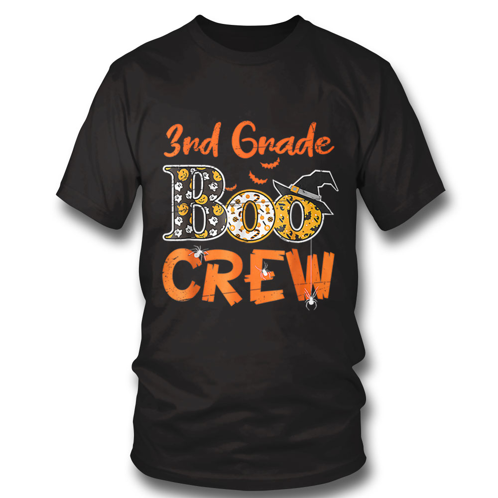 3rd Grade Boo Crew Teacher Student Funny Halloween Costume Shirt