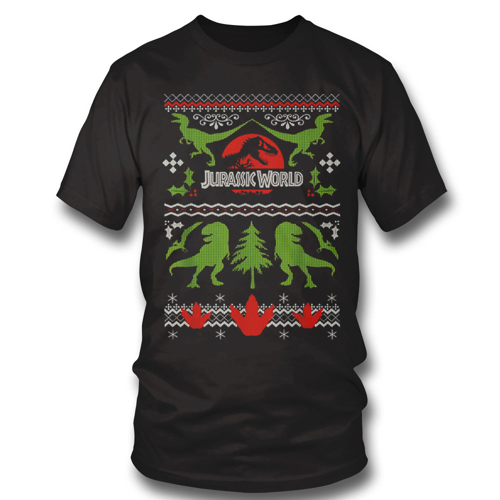 Jurassic World Dinosaur Xmas Ugly Christmas Shirt