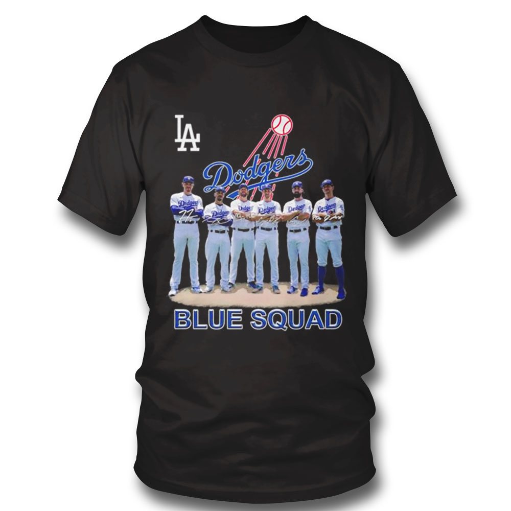 Los Angeles Dodgers Blue Squad Signatures 2022 Shirt Hoodie, Long Sleeve, Tank Top