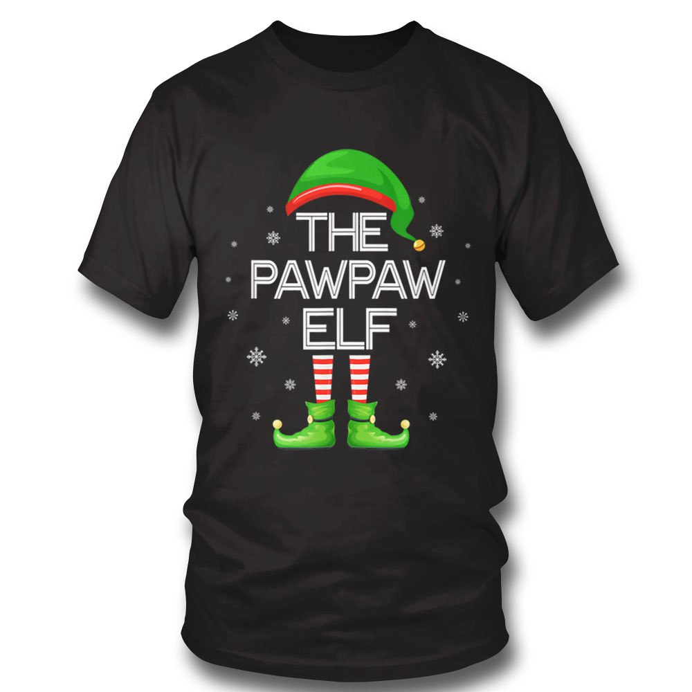 Mens The Pawpaw Elf Funny Group Matching Christmas Pajamas T Shirt