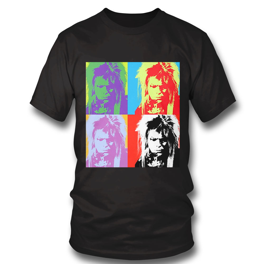 Pop Art Jareth From Labryinth Shirt Hoodie, Long Sleeve, Tank Top