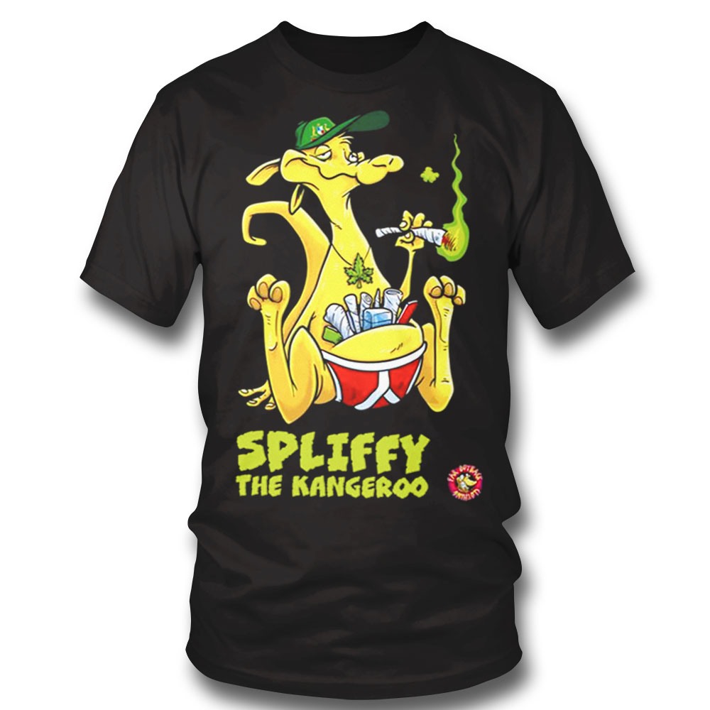 Spliffy The Kangaroo Shirt Sweatshirt, Tank Top, Ladies Tee