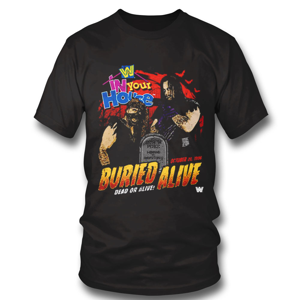 Undertaker And Mankind Buried Alive Match Shirt Sweatshirt, Tank Top, Ladies Tee