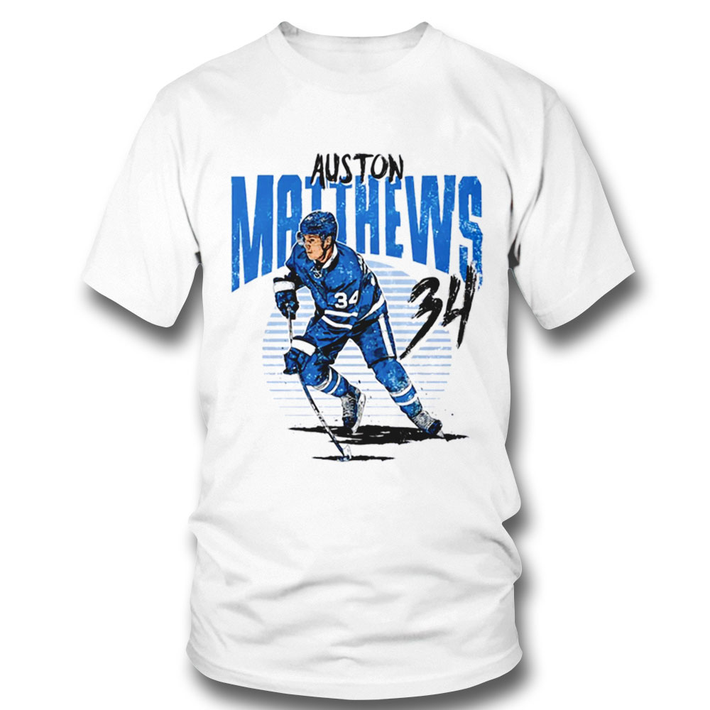 Animated Graphic Ice Hockey Auston Matthews Rise Shirt Hoodie, Long Sleeve, Tank Top