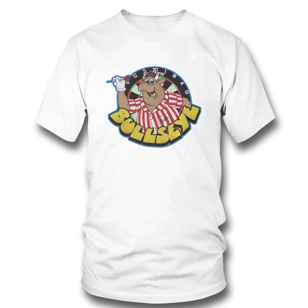 Bullseye Retro British Tv Game Show Jim Bowen Darts Player Shirt-trungten-j4z1x