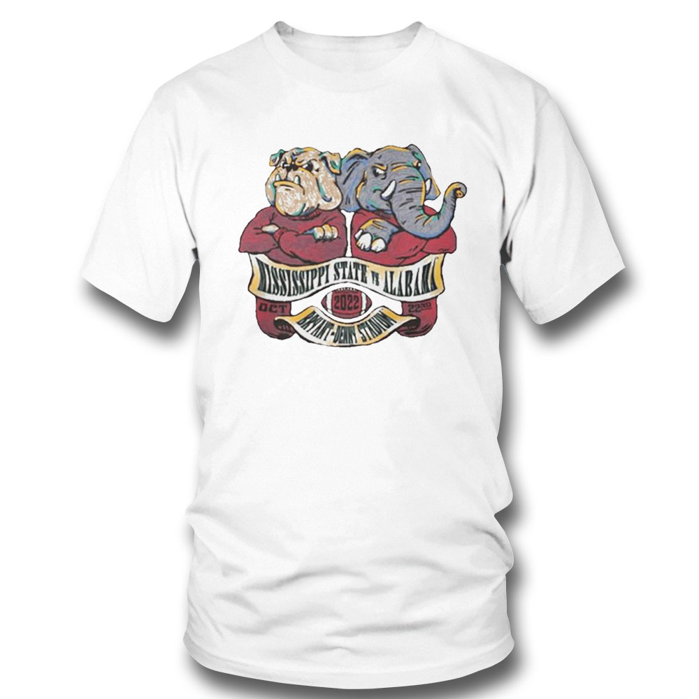 Mississippi State Bulldogs Vs Alabama Crimson Tide Game Day 2022 Shirt