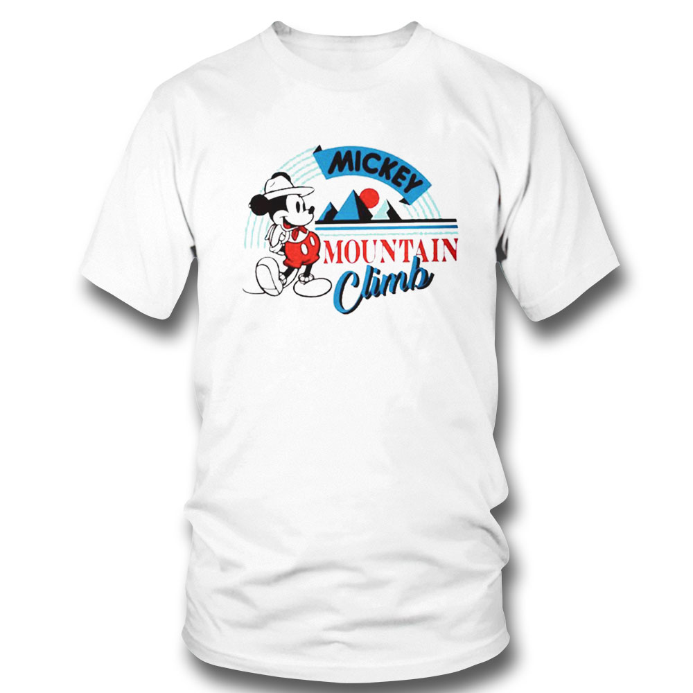 Mountains Climb Travel Mickey Mickey Mouse Mickey Holiday Disney Shirt