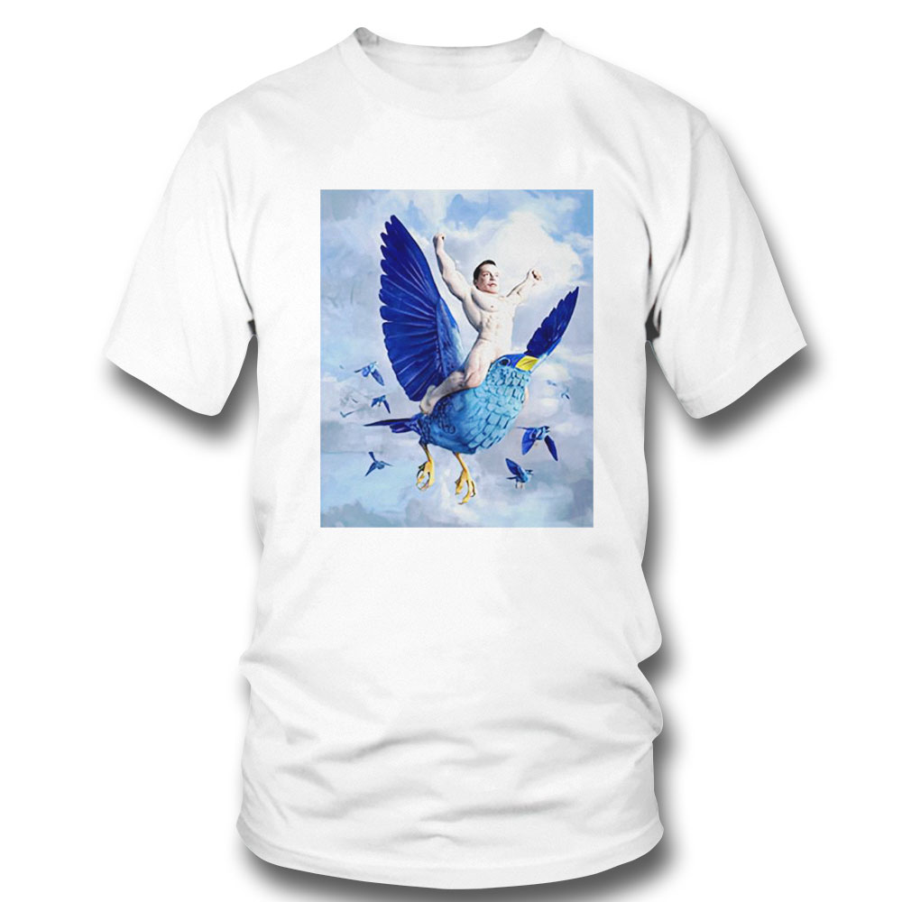 Musk Ridding Twitter Bird Shirt Long Sleeve, Tank Top