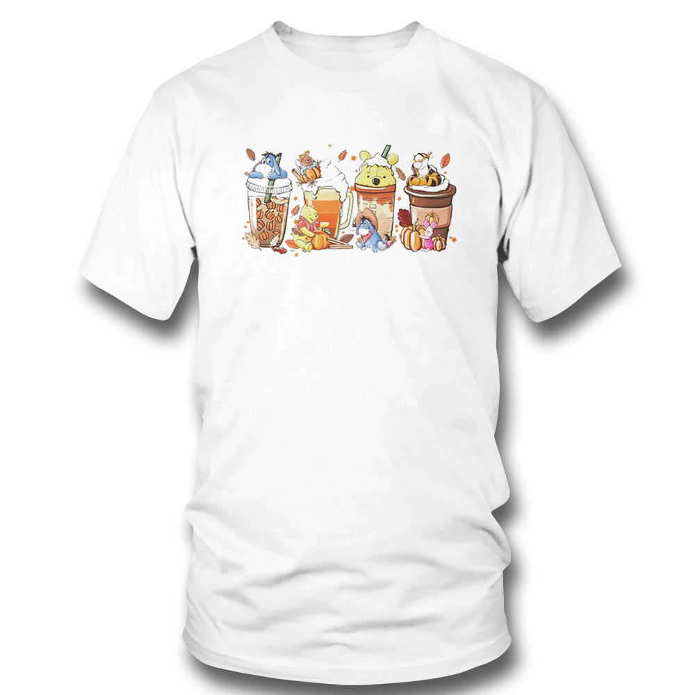 Winnie-the-pooh Characters Coffee Shirt Sweatshirt, Tank Top, Ladies Tee