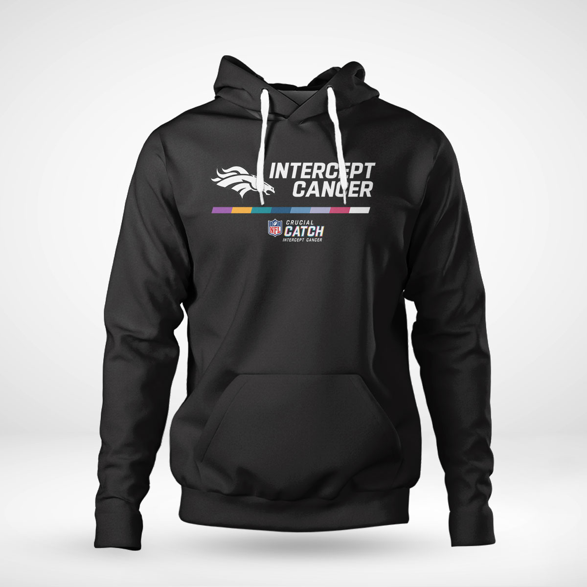 Denver Broncos 2022 Nfl Intercept Cancer Crucial Catch Therma Performance Pullover Hoodie T-shirt Sweatshirt, Tank Top, Ladies Tee