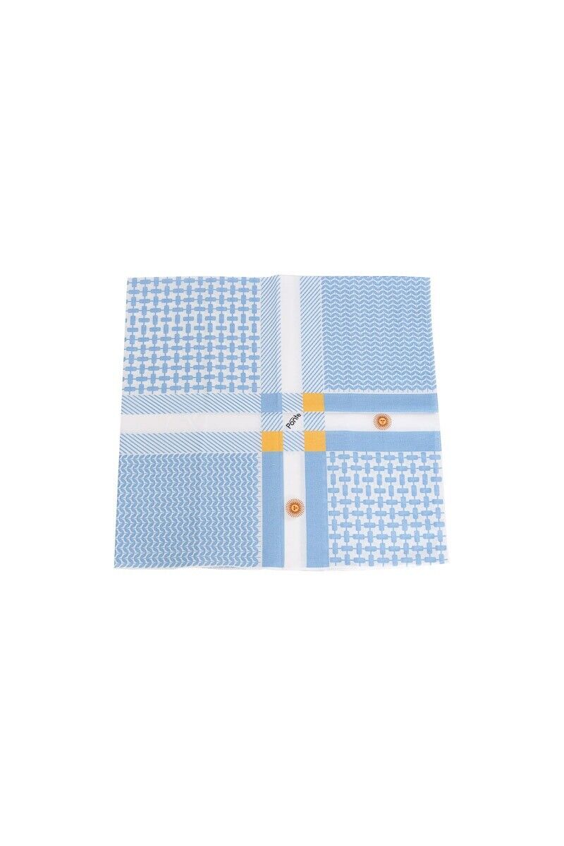 2022 World Cup Keffiyeh Argentina Shemagh Wrap Headwear Scarf For Fan La Albice National Football Soccer Ghutra Scarf