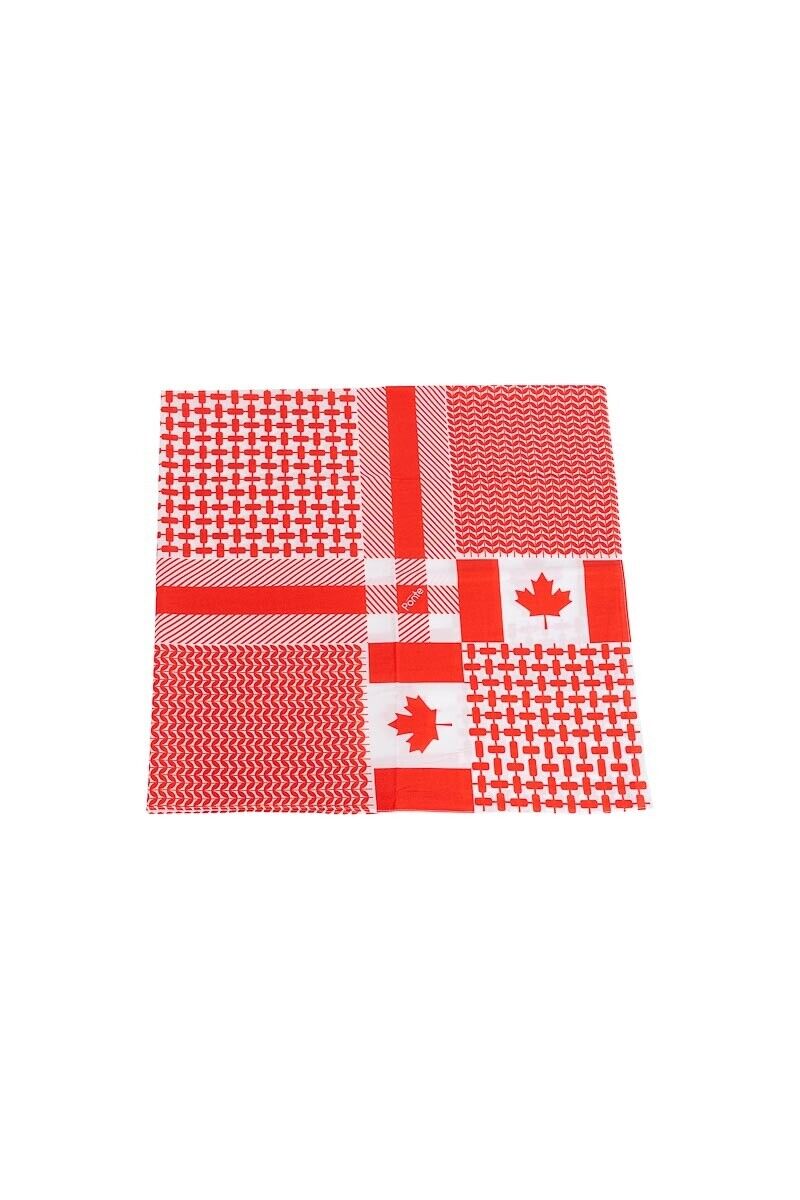 2022 World Cup Keffiyeh Canada Shemagh Wrap Headwear Scarf For Fan Les Rouges National Football Soccer Gift