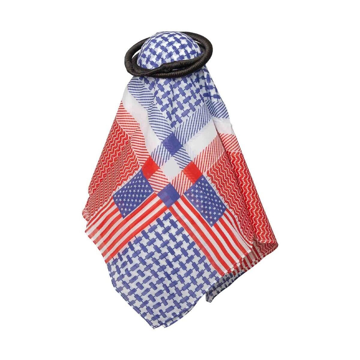 2022 World Cup Keffiyeh United States Shemagh Wrap Headwear Scarf For Fan Football Ghutra Scarf