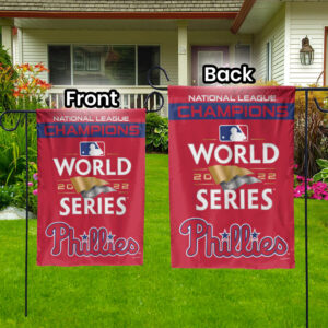Garden Flag 2 Philadelphia Phillies World Series Champions 2022 WinCraft Flag
