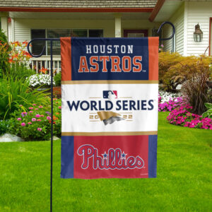 Official Houston Astros vs Phillies 2022 ALCS World Series Champs Gear Flag Official Houston Astros vs Phillies 2022 ALCS World Series Champs Gear Flag