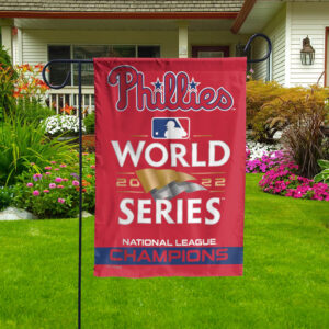 Garden Flag Philadelphia Phillies WinCraft 2022 National League Champions Flag 1