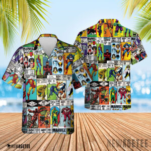Marvel Comics Corner Box Hawaiian Shirt