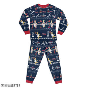 Atlanta Braves 2021 World Series Champions Raglan Pajamas Sets
